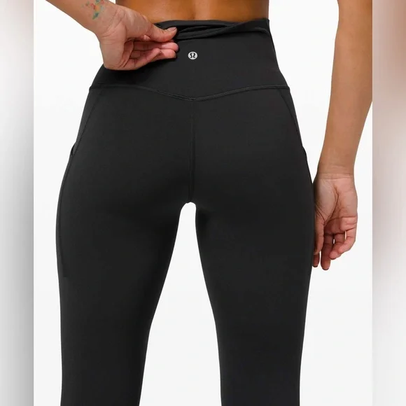 Lululemon high waist Align pant with pockets, 25”, black, size 2, EUC - Picture 2 of 10